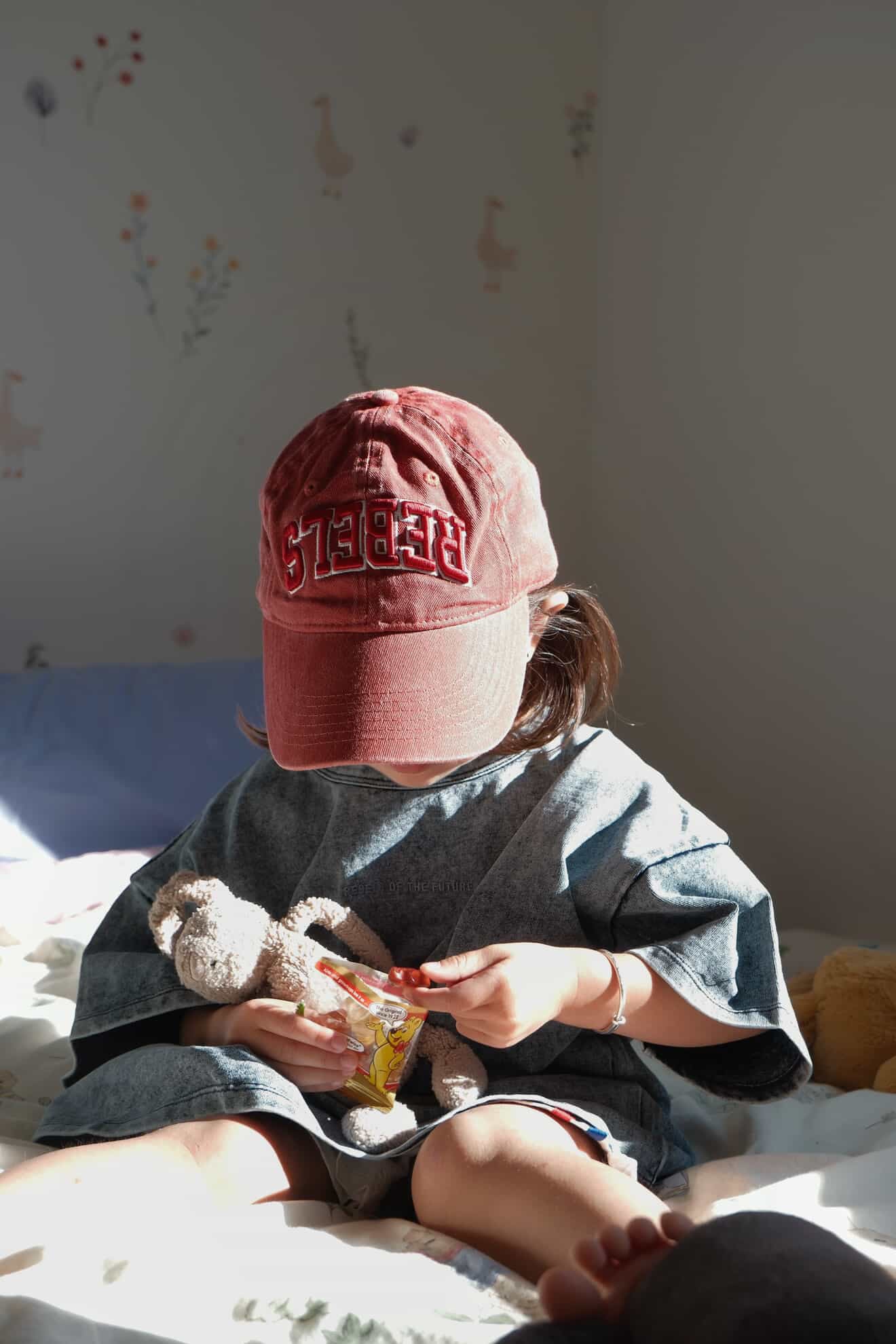 Rebels College Cap - Washed Red