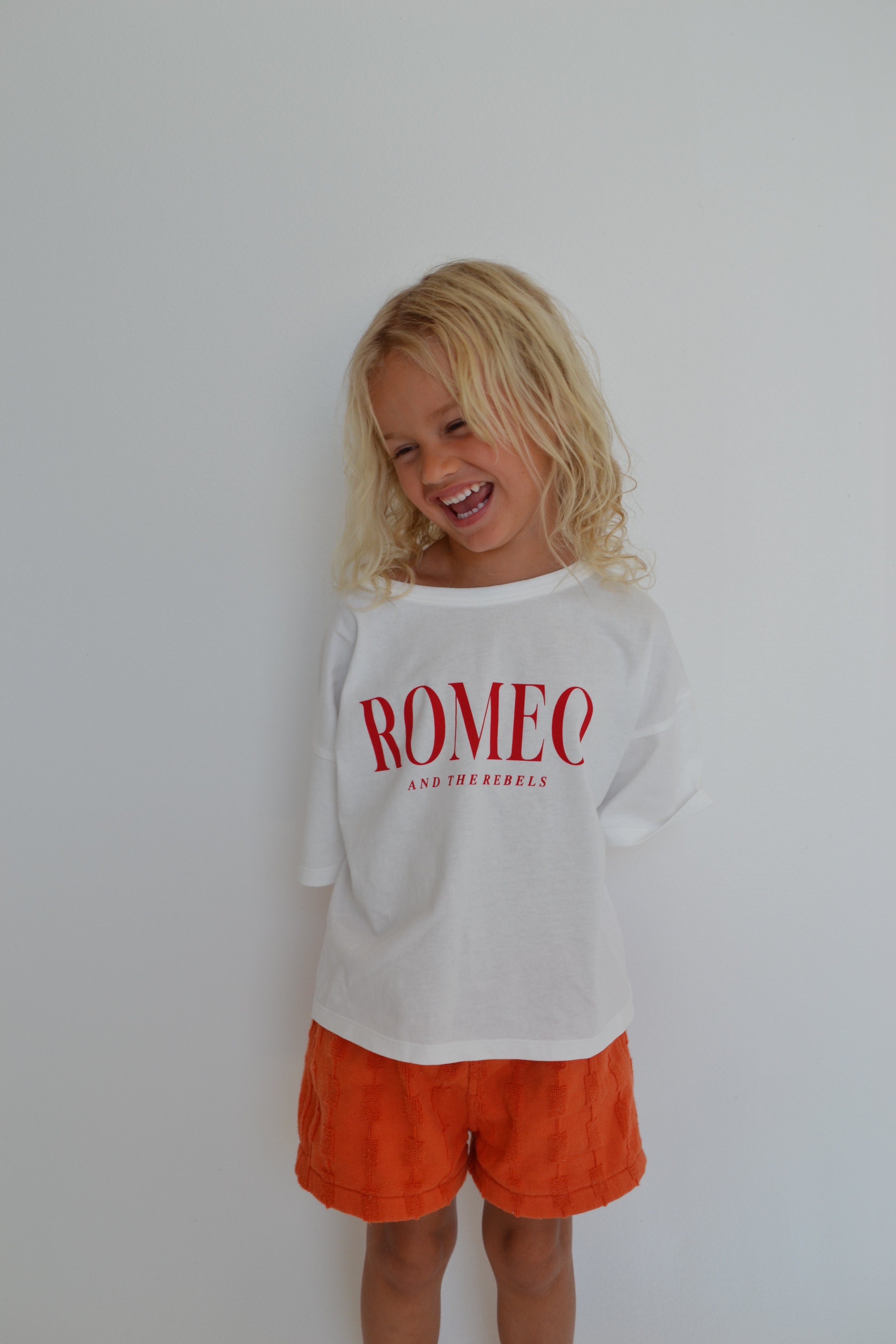 Romeo & The Rebels Tee - White/ Cherry