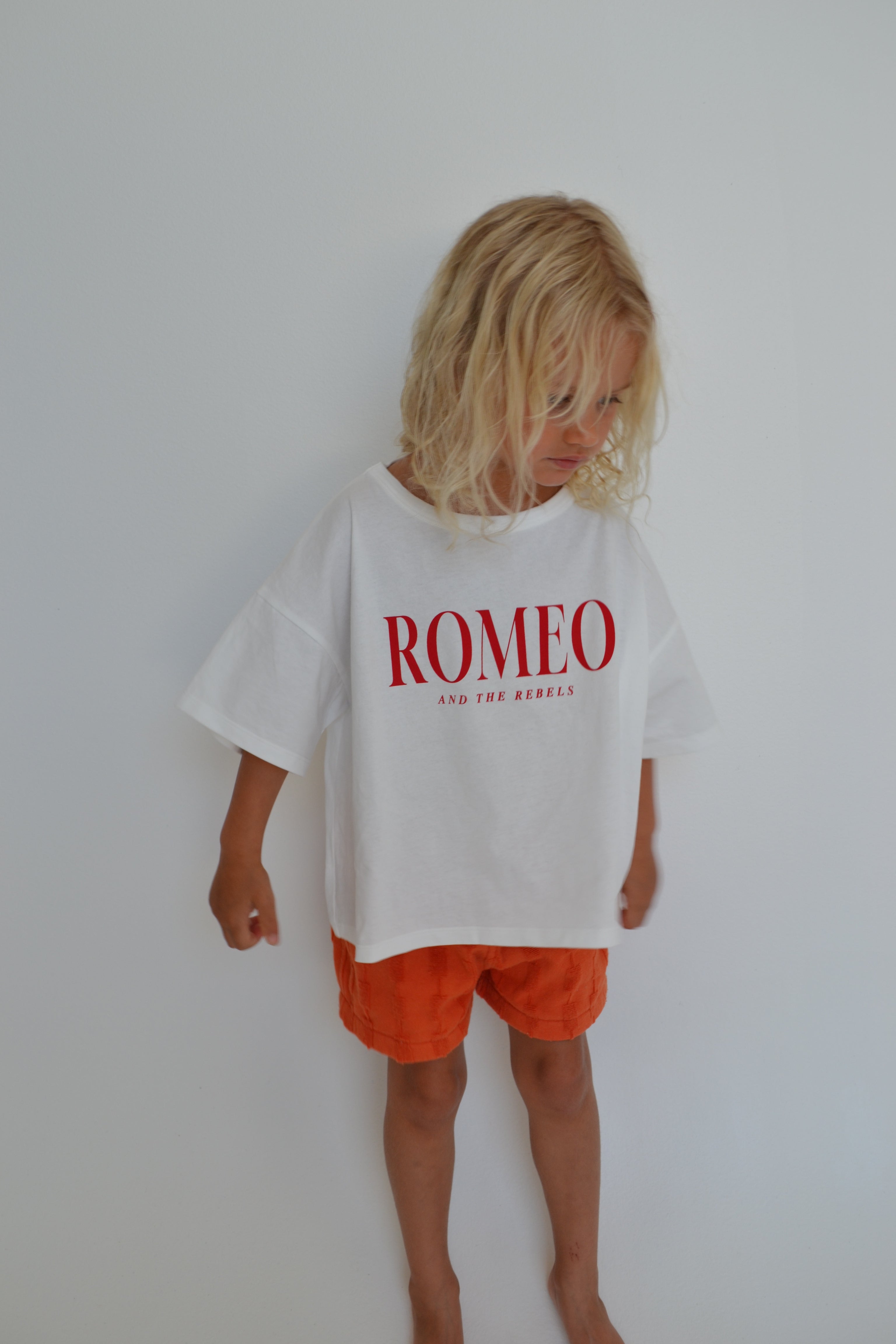 Romeo & The Rebels Tee - White/ Cherry