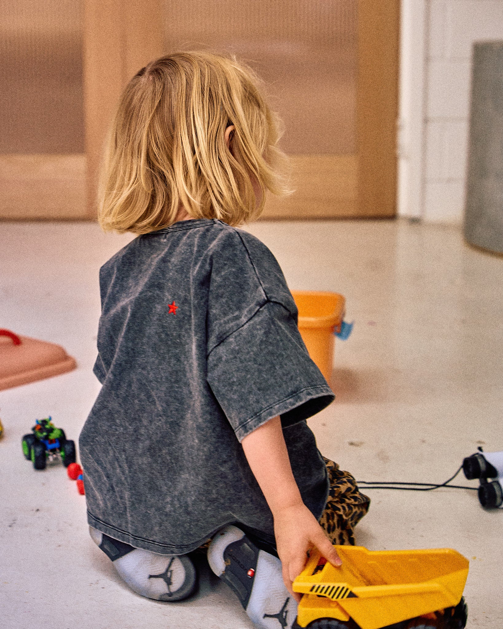 Rebellious Tee - Acid Black