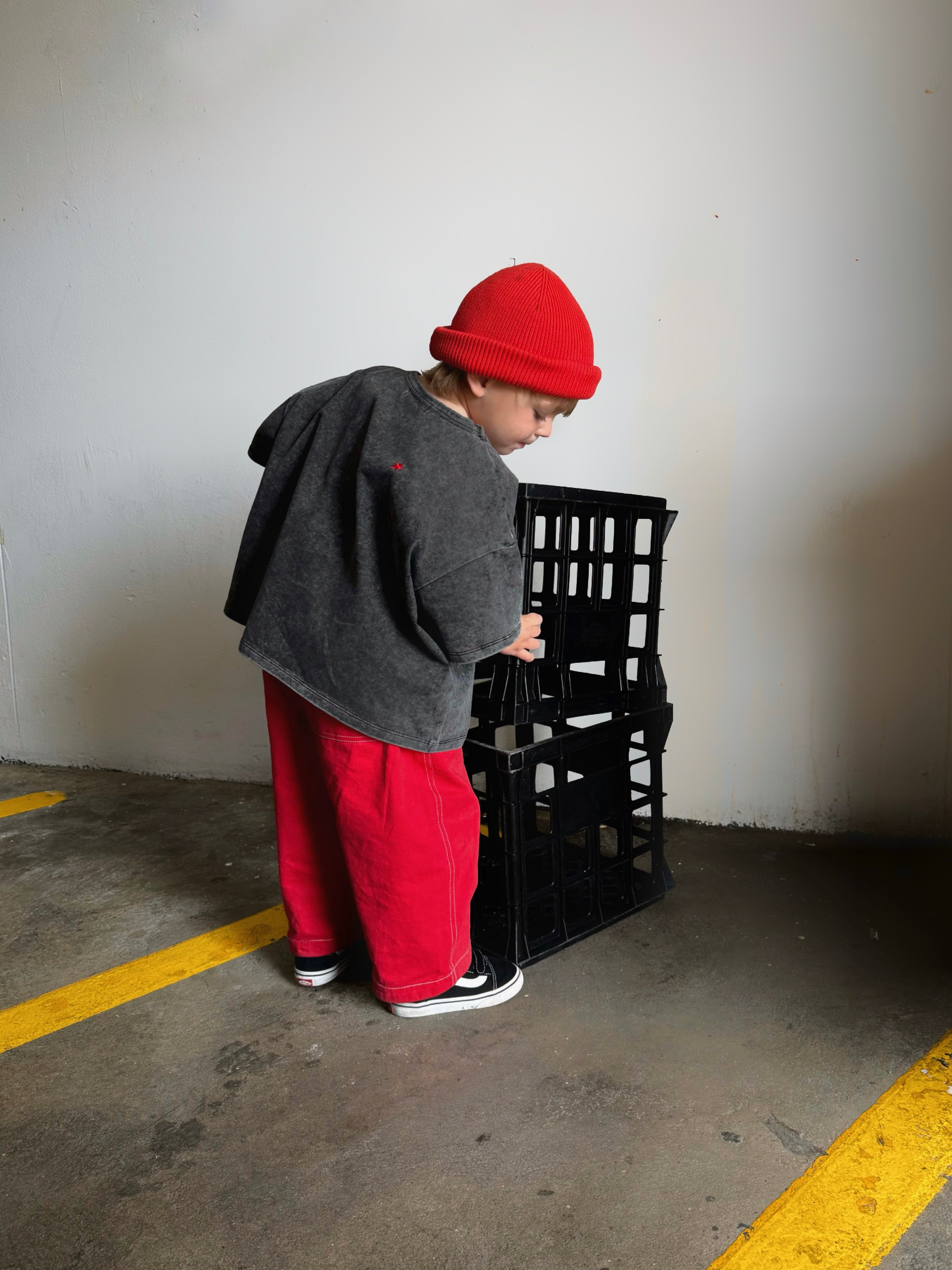 Rebellious Tee - Acid Black