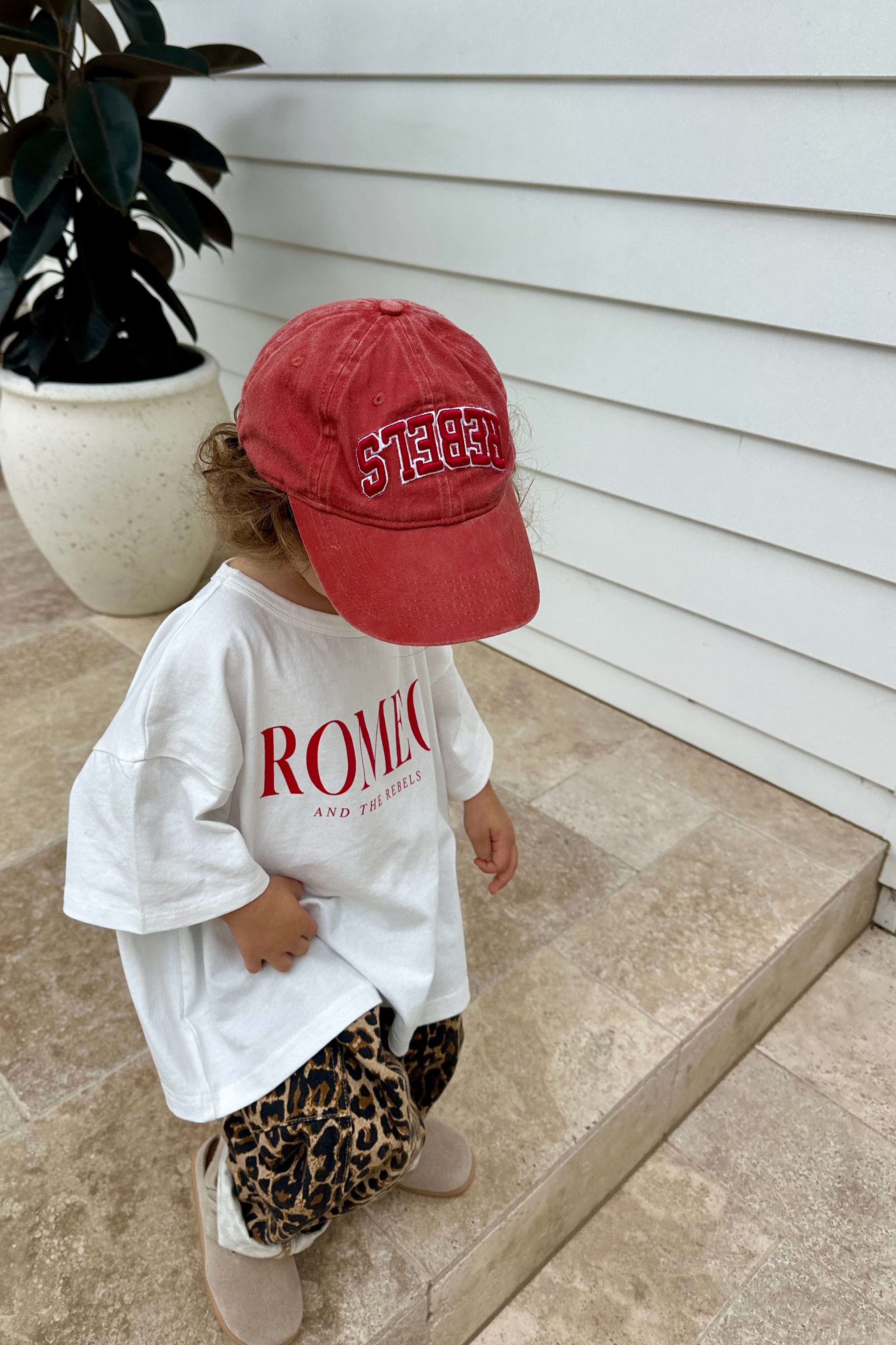 Rebels College Cap - Washed Red