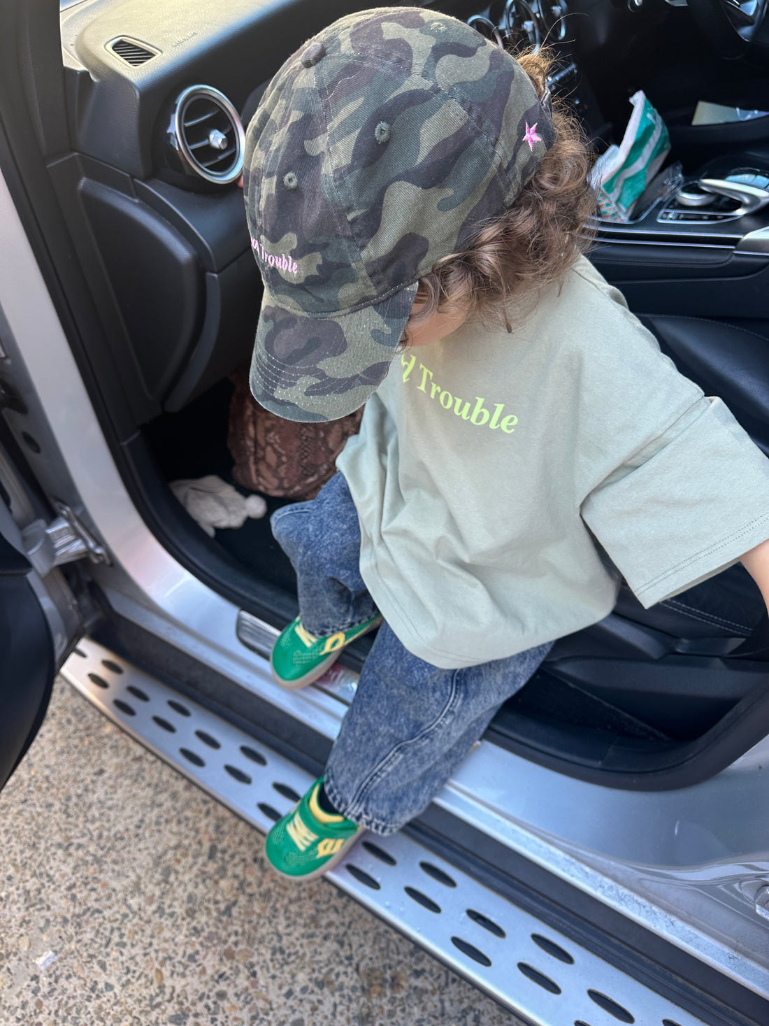 Good Trouble Tee - Sage