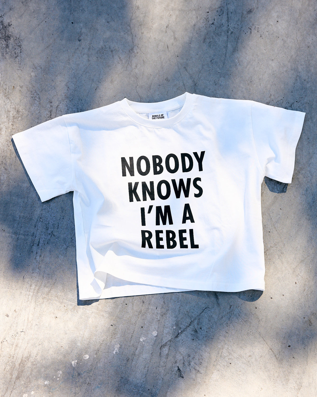 Nobody Knows Tee - White