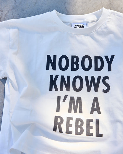 Nobody Knows Tee - White
