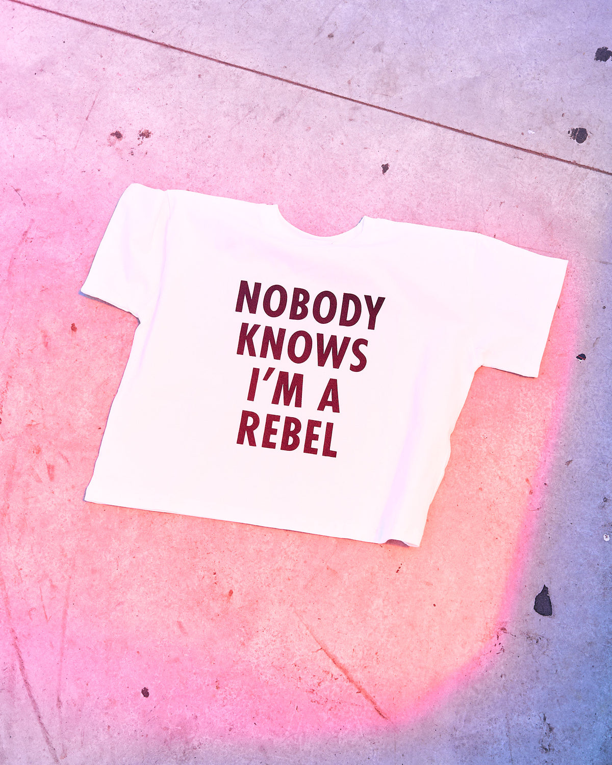 Nobody Knows Tee - White