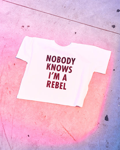 Nobody Knows Tee - White