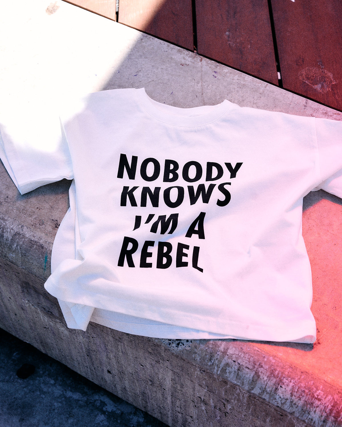 Nobody Knows Tee - White