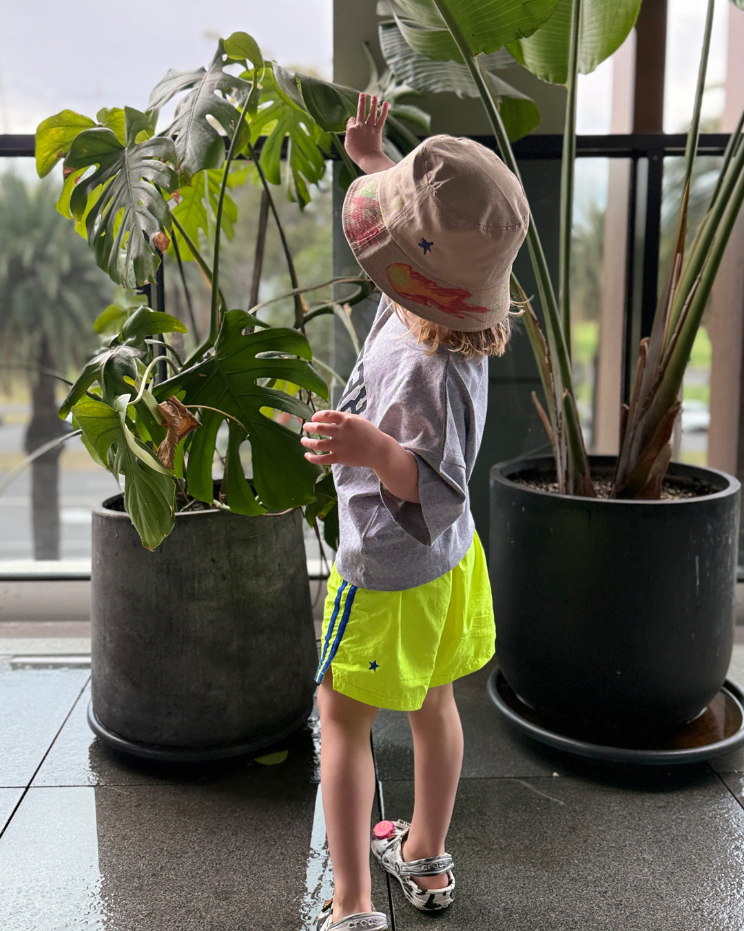 Rebels College Tee - Grey Marle/ Navy