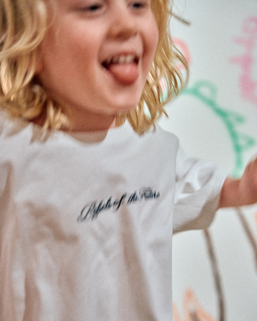 Rebels Script Tee - White/ Navy